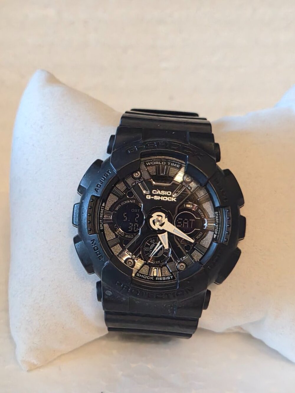 Casio G Shock Matte Black Digital and Analog